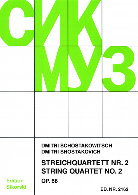 Streichquartett A-Dur Nr.2 op.68    Stimmen