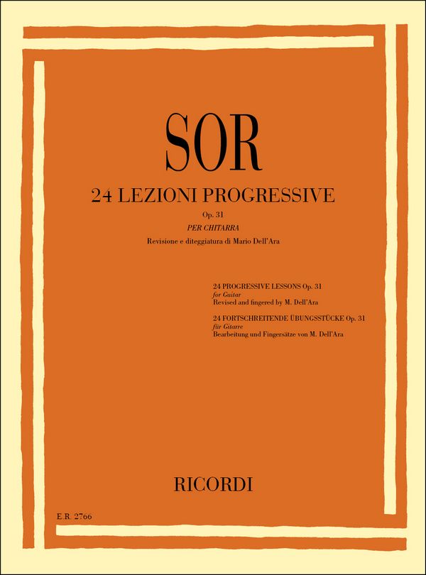 24 lezioni progressive  op.31 per chitarra  