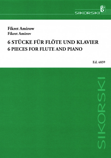 6 Stücke für Flöte und Klavier    
