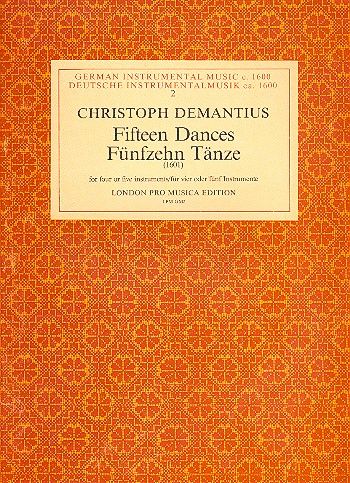 15 Tänze für 4-5 Instrumente  Partitur und Stimmen  