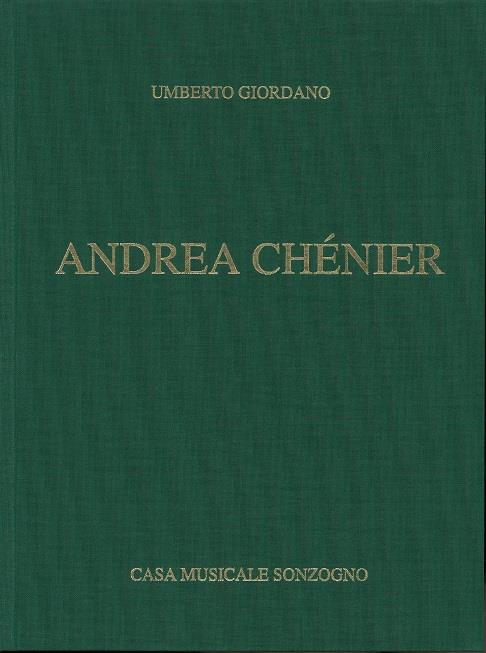 Andrea Chénier  Klavierauszug (it)  Einband kartoniert