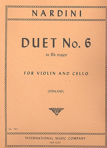 Duet no.6 in B flat major  for violin and cello  