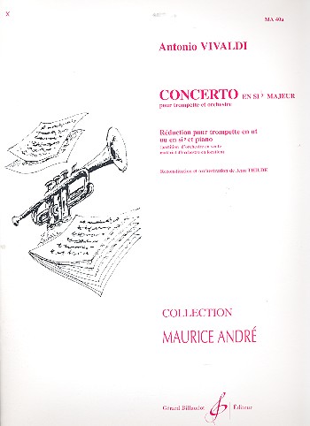 Concerto si bemol majeur&nbsp;&nbsp;pour trompette et piano&nbsp;&nbsp;