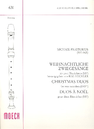 Weihnachtliche Zwiegesänge&nbsp;&nbsp;für 2 Sopranblockflöten&nbsp;&nbsp;