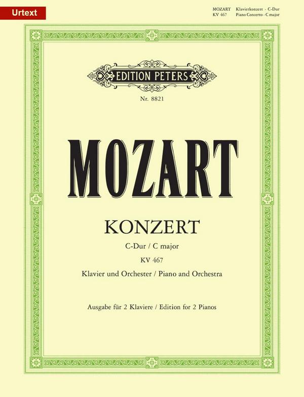 Konzert C-Dur KV467 für Klavier und Orchester&nbsp;&nbsp;für 2 Klaviere&nbsp;&nbsp;