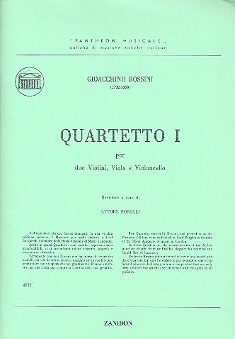 Quartetto d'archi no.1  parti  