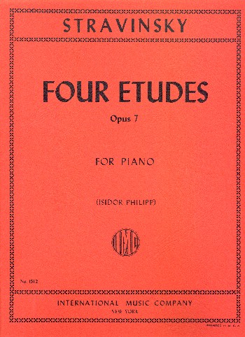 4 etudes op.7  for piano  