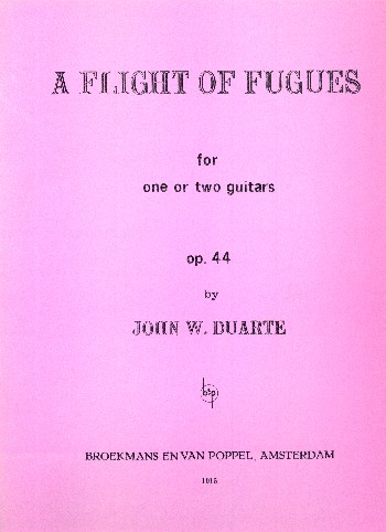 A Flight of Fugues op.44  for one or two guitars  score
