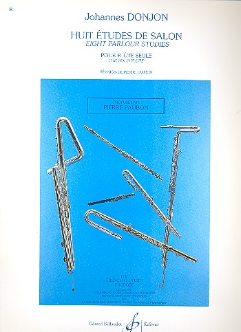 8 études de salon   pour flute seule  