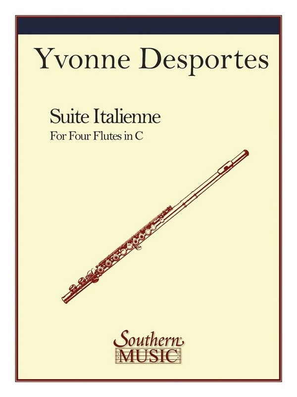 Suite italienne&nbsp;&nbsp;for 4 flutes in C&nbsp;&nbsp;score and parts