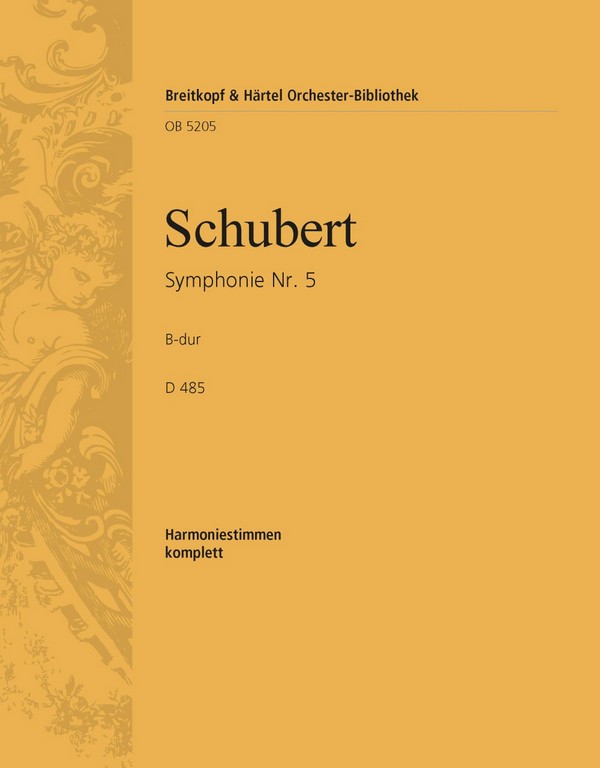 Sinfonie B-Dur Nr.5 D485&nbsp;&nbsp;für Orchester&nbsp;&nbsp;Harmonie