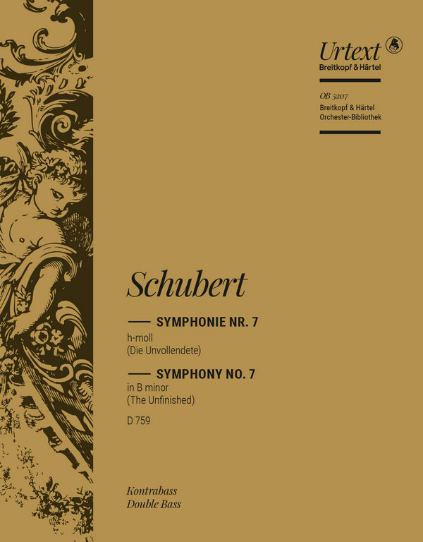 Sinfonie h-Moll D759&nbsp;&nbsp;für Orchester&nbsp;&nbsp;Kontrabass