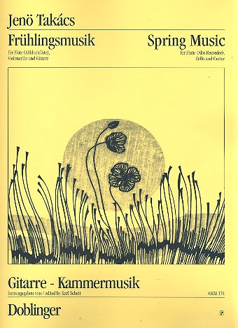 Frühlingsmusik für Flöte  (Altblockflöte), Violoncello und Gitarre  