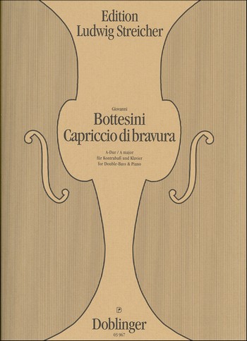 Capriccio di bravura A-Dur für Kontrabass  und Klavier  