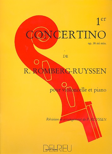 Concertino mi mineur no.1 op.38  pour violoncelle et piano  