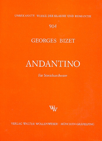 Andantino  für Streichorchester  Partitur