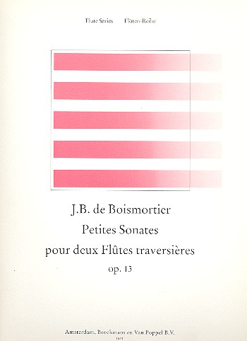 Petites sonates op.13  pour 2 flûtes traversières  