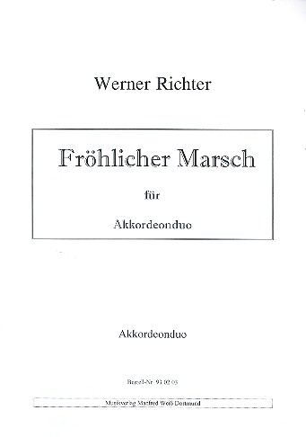 Fröhlicher Marsch  für 2 Akkordeons  
