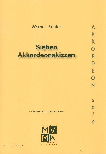 7 Akkordeonskizzen  für Akkordeon  