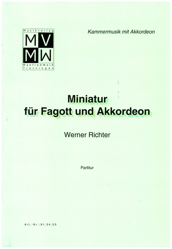 Miniatur für Fagott & Akkordeon    