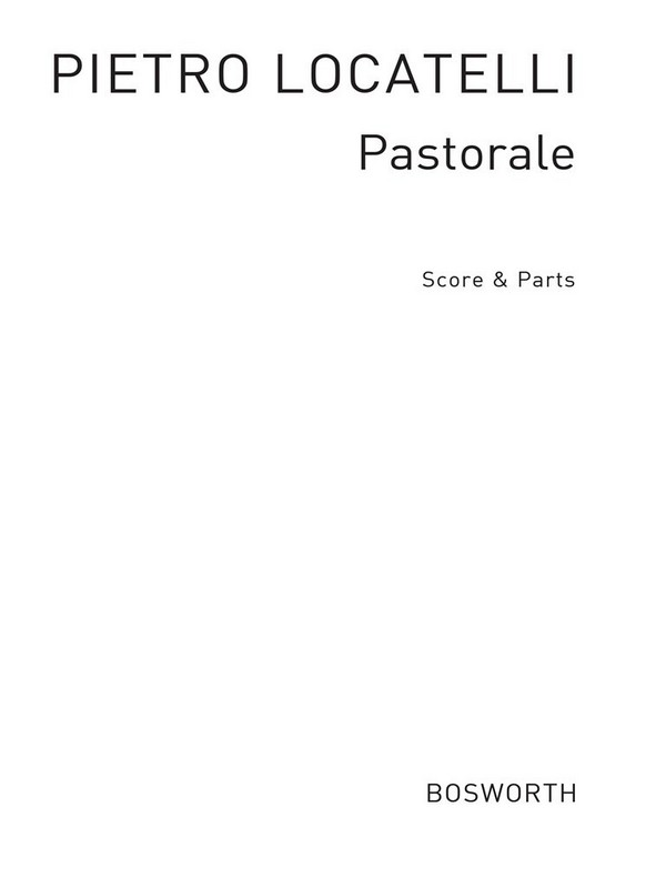 Pastorale aus dem Concerto grosso op.11  für 4 Blockflöten (SATB)  Partitur und Stimmen