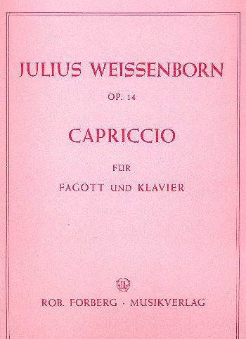 Capriccio op.14  für Fagott und Klavier  