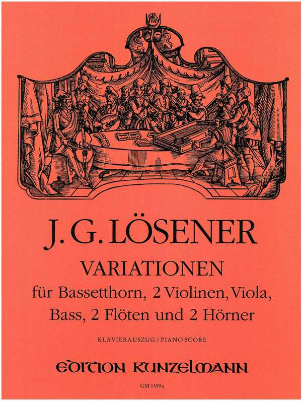 Variationen&nbsp;&nbsp;für Bassetthorn und Klavier&nbsp;&nbsp;