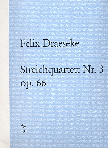 Streichquartett Nr.3 op.66  Partitur (= Violine 1) und Stimmen  