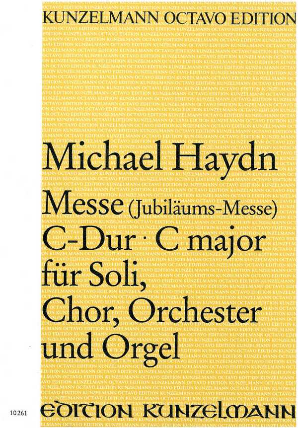 Messe C-Dur  für Soli, Chor, Orchester und Orgel  Partitur