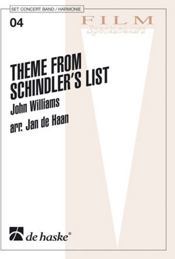 THEME FROM SCHINDLER'S LIST&nbsp;&nbsp;FUER BLASORCHESTER&nbsp;&nbsp;HAAN DE, JAN, ED.