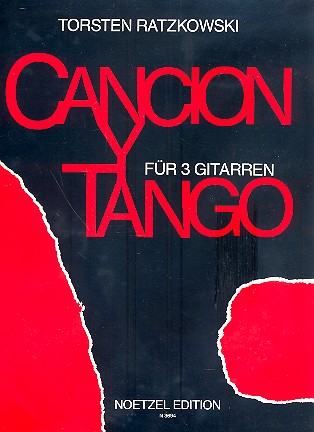 Cancion y Tango  für 3 Gitarren  Partitur und Stimmen