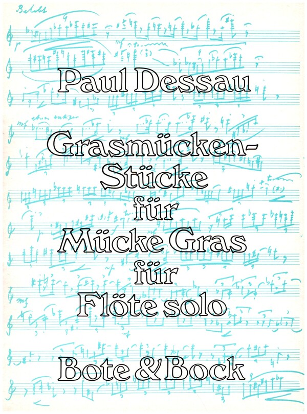 Grasmückenstücke für Mücke Gras&nbsp;&nbsp;für Flöte solo&nbsp;&nbsp;