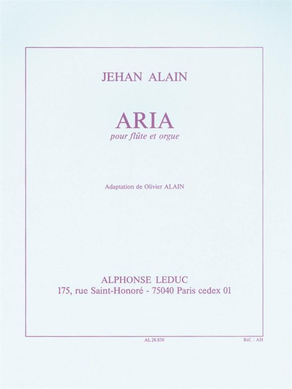 Aria  pour flûte et orgue  