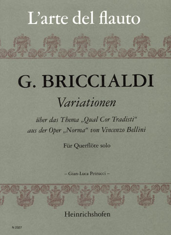 Variationen über Qual cor tradisti&nbsp;&nbsp;für Flöte solo&nbsp;&nbsp;