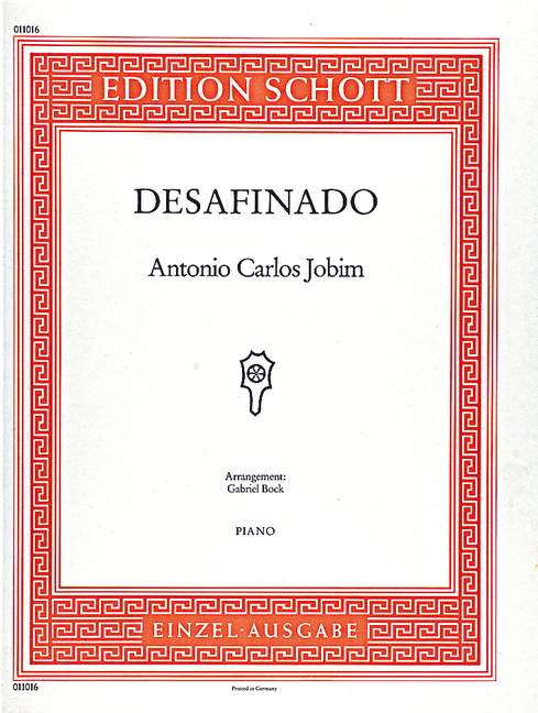 Desafinado&nbsp;&nbsp;für Klavier&nbsp;&nbsp;