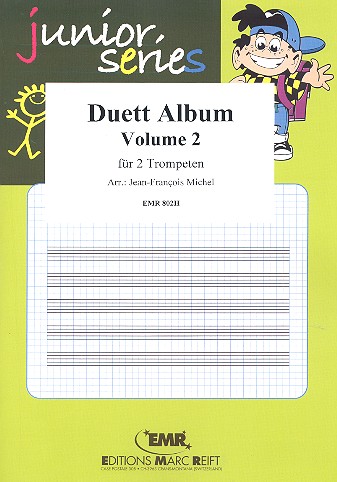 Duett-Album Band.2 für 2 Trompeten&nbsp;&nbsp;oder andere Instrumente im&nbsp;&nbsp;Violinschlüssel