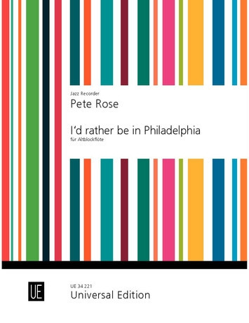 I'd rather be in Philadelphia for  alto recorder  