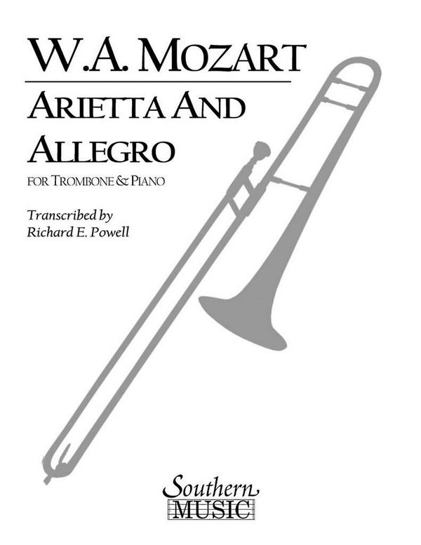 Arietta and allegro for trumpet  and piano (or trombone or baritone)  