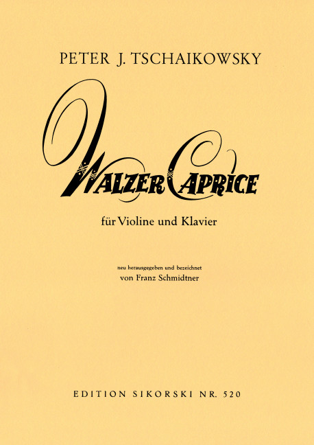 Walzer-Caprice op.34 für Violine&nbsp;&nbsp;und Klavier&nbsp;&nbsp;