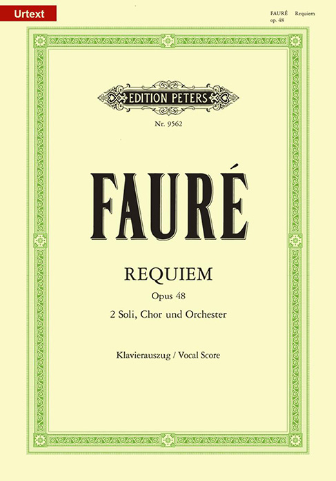 Requiem op.48&nbsp;&nbsp;für Soli (S, Bar), Chor und Orchester&nbsp;&nbsp;Klavierauszug