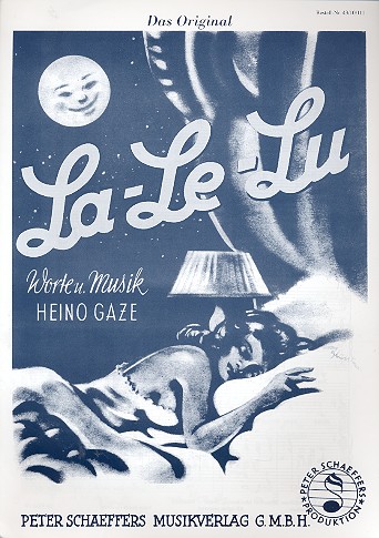 Gaze, Heino : La-Le-Lu für Gesang und Klavier - bei Secondo kaufen