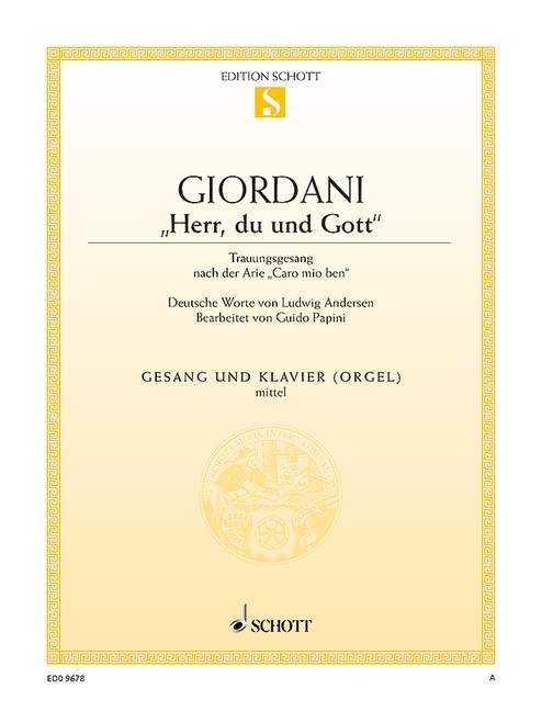 Trauungsgesang&nbsp;&nbsp;für mittlere Singstimme und Klavier (Orgel)&nbsp;&nbsp;