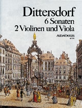 6 Sonaten op.2  für 2 Violinen und Viola  Stimmen