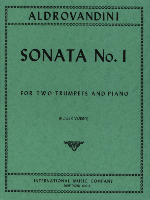 Sonata no.1&nbsp;&nbsp;for 2 trumpets and piano&nbsp;&nbsp;