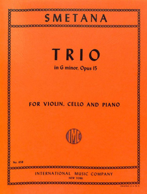 TRIO G MIno. op.15 FOR VIOLIN&nbsp;&nbsp;for violin, cello and piano&nbsp;&nbsp;