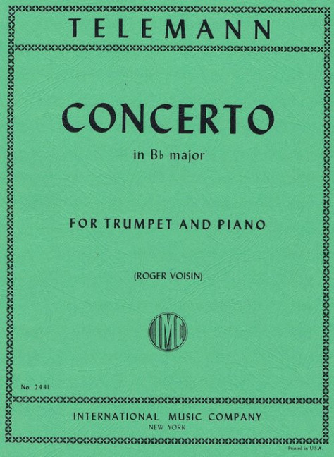 Concerto in B flat major&nbsp;&nbsp;for trumpet and piano&nbsp;&nbsp;