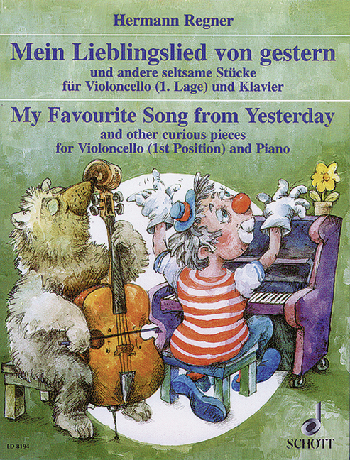 Mein Lieblingslied von gestern&nbsp;&nbsp;für Violoncello (1. Lage) und Klavier&nbsp;&nbsp;