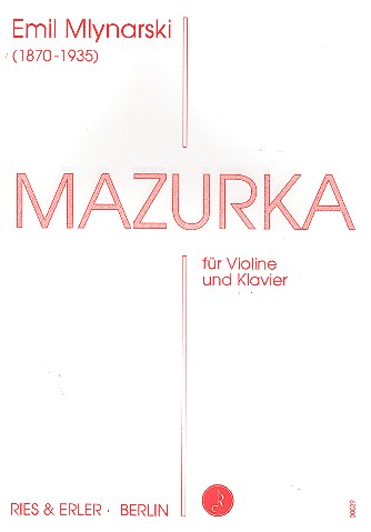 Mazurka  für Violine und Klavier  