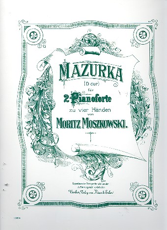 Mazurka D-Dur für 2 Klaviere  zu 4 Händen  