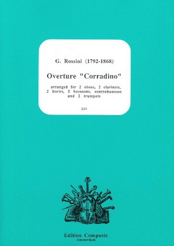 OUVERTUERE ZU CORRADINO FUER&nbsp;&nbsp;BLAESER ENSEMBLE&nbsp;&nbsp;PARTITUR+STIMMEN